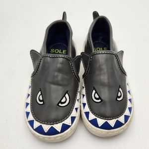 🧡2/$10 Kids SOLE PLAY Slip On Shark Shoes